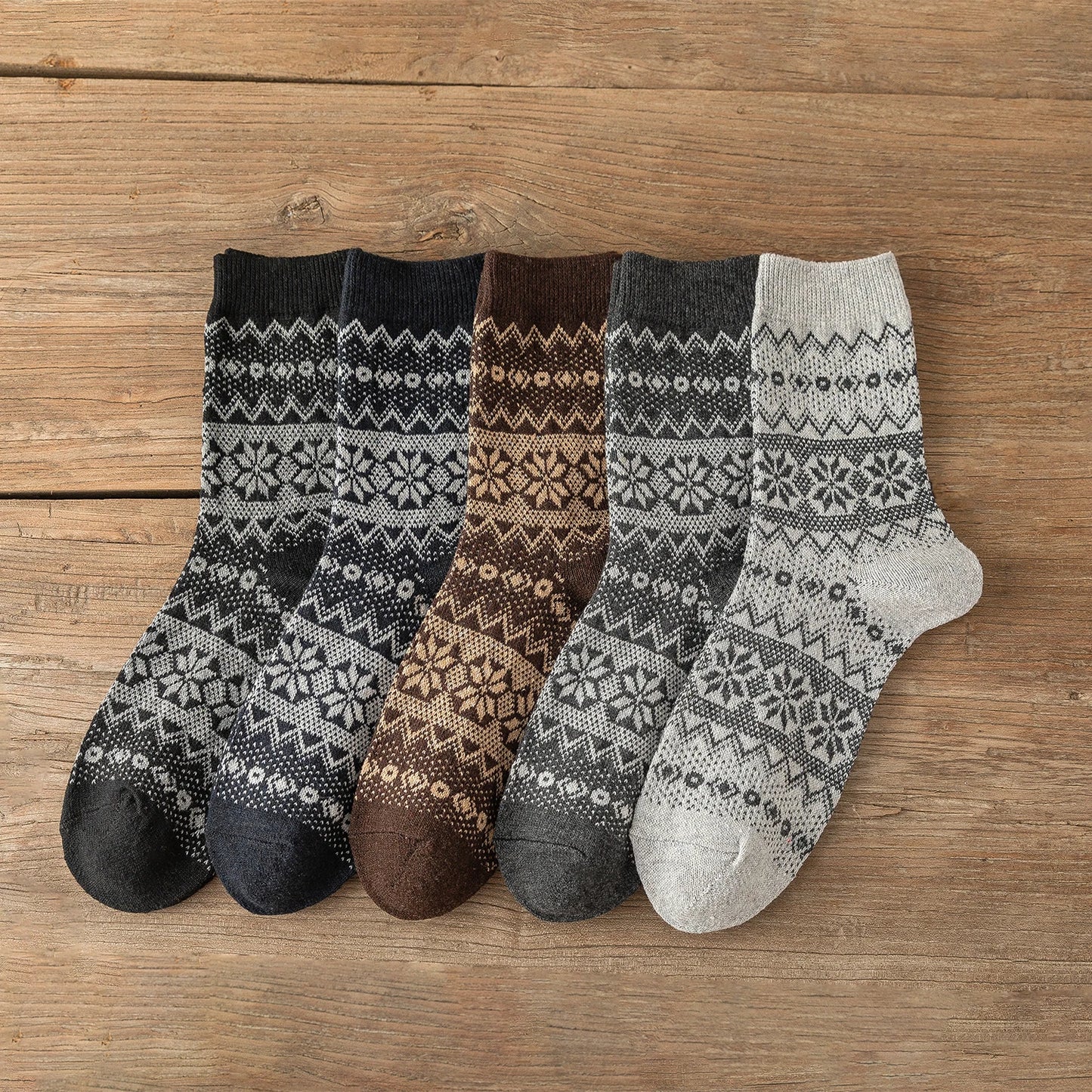 Alpine Heritage Wool Socks (5 Pairs)