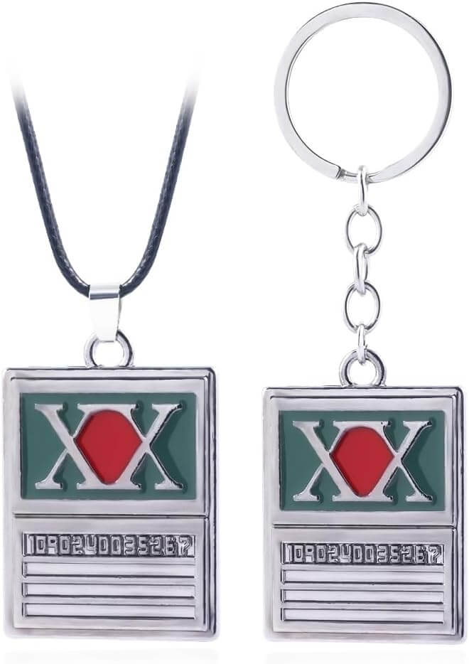 HxH Hunter License Necklace and Keychain