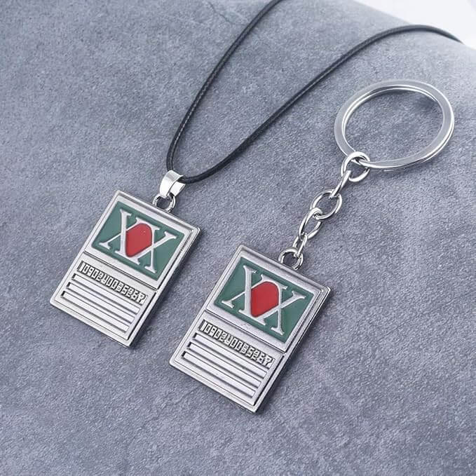 HxH Hunter License Necklace and Keychain