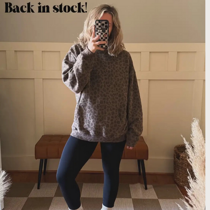 Leopard Pattern Hoodie
