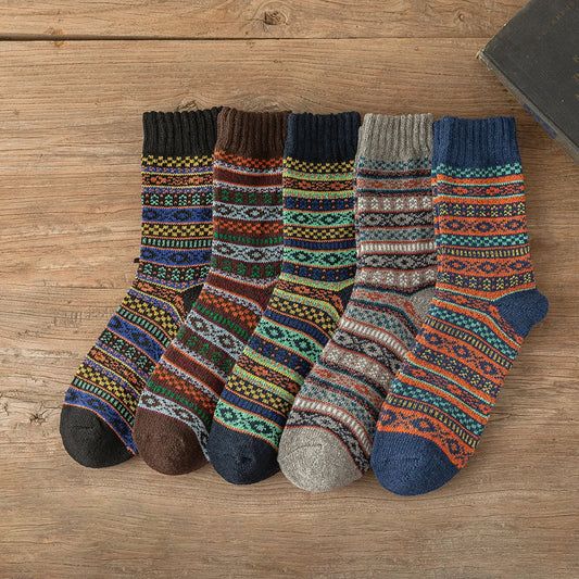 Nordic Heritage Wool Socks (5 Pairs)