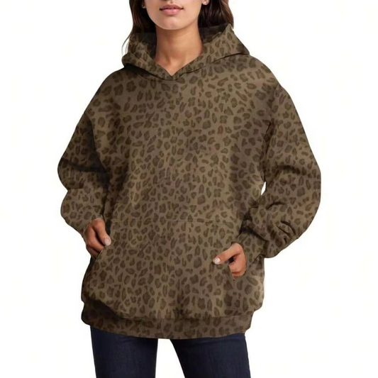Leopard Pattern Hoodie