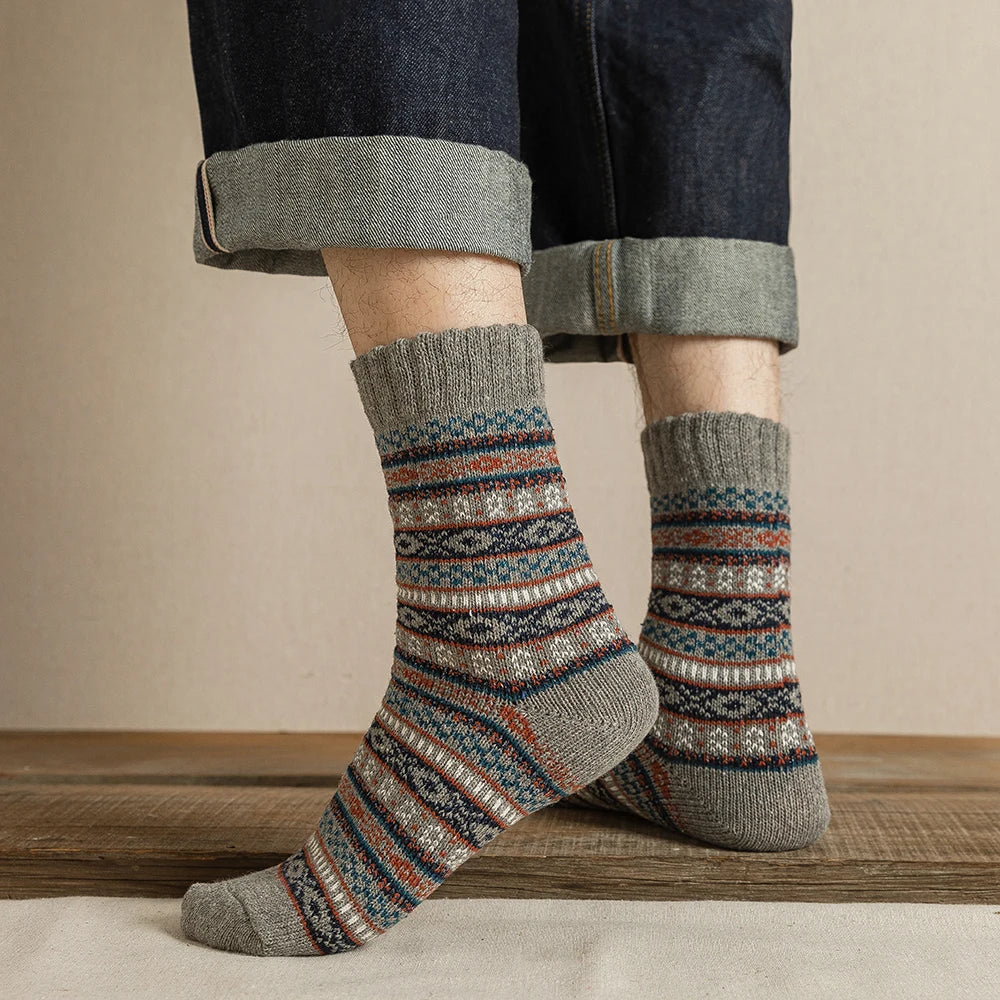 Nordic Heritage Wool Socks (5 Pairs)