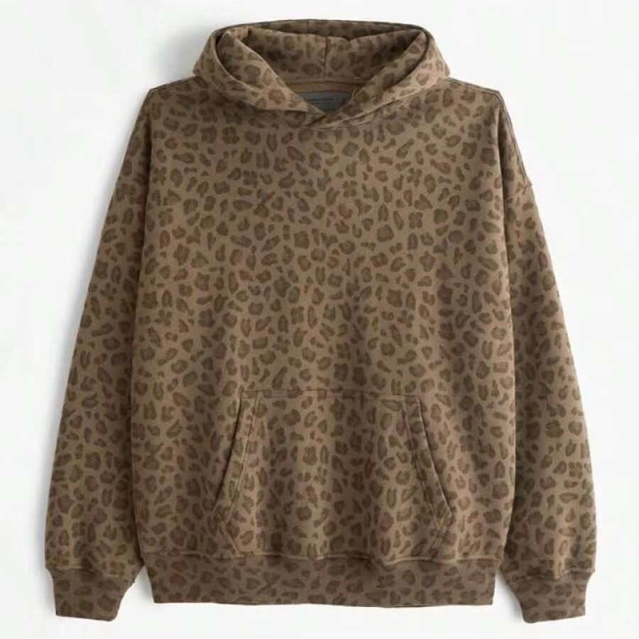 Leopard Pattern Hoodie