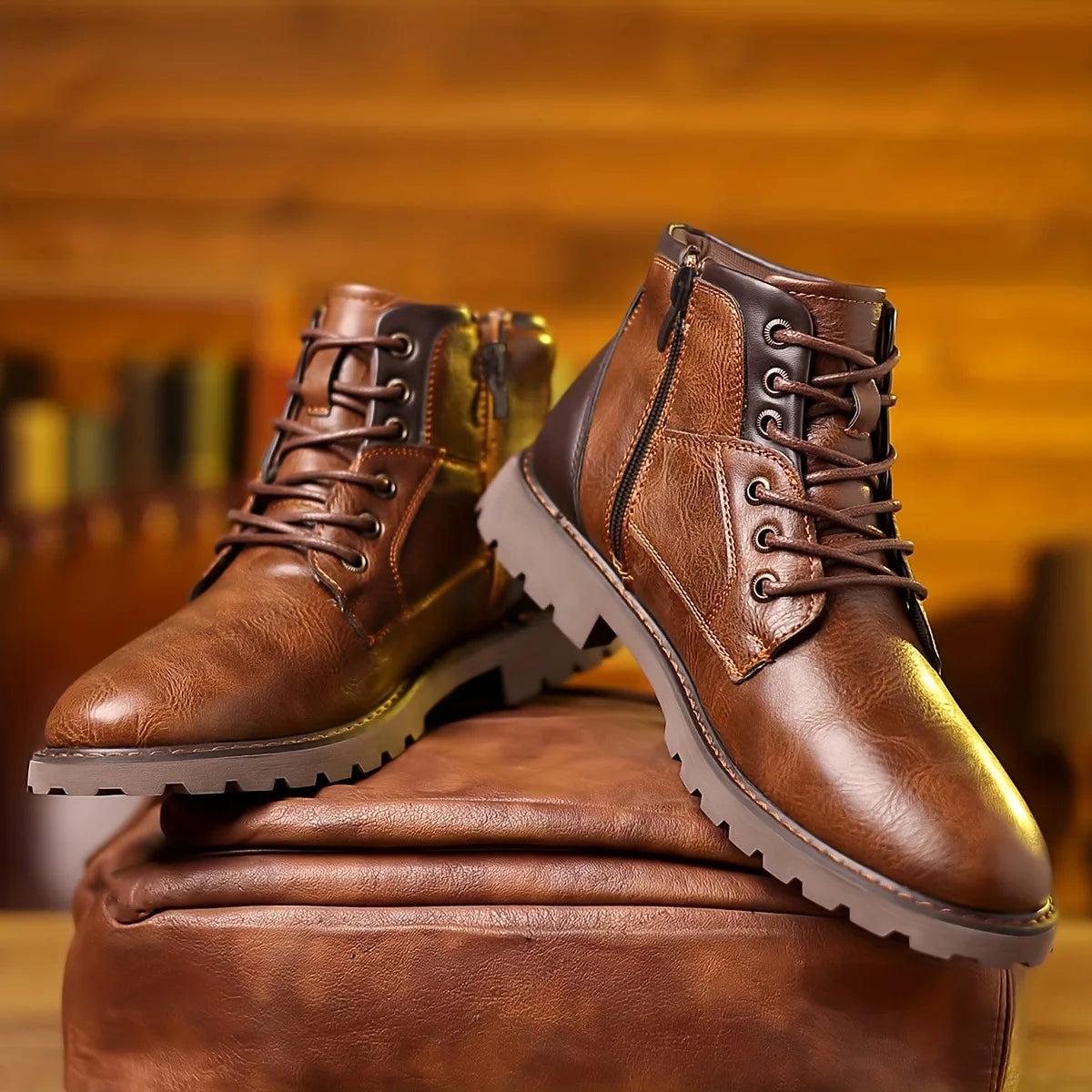 Torino Leather Ankle Boots