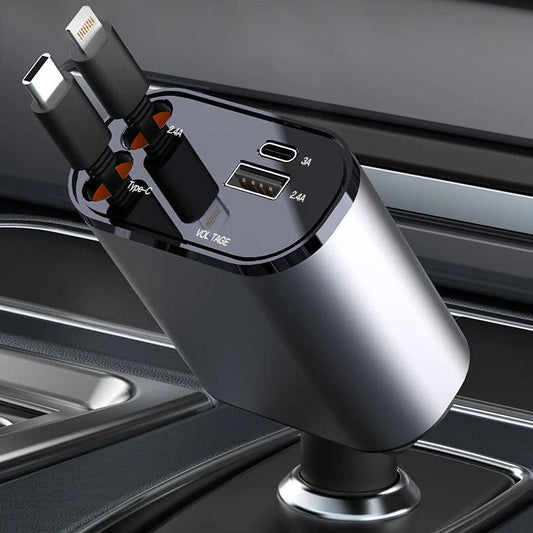 ChargeMate™ Retractable Car Charger - FavouriteBuy